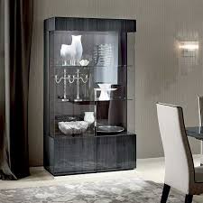 this modern borgia display cabinet with 2 doors has a fabulous high gloss finish view this display cabin dining room chairs furniture nebraska furniture mart