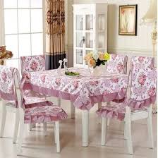 Find More Tablecloths Information About Rose Big Flower Table Clothe Set 13pcs Chair Cover 6 Chair 1 Tablecloth Floral Euopen Hotsale Table Cover Kits Free Ship