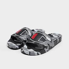 Men S Champion Ipo Camo Slide Sandals Finish Line The champion ipo camo is imported rock champion from head to toe with the men's champion ipo camo slide sandals.