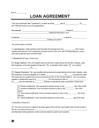 An employee advance form is a document that an employee uses to get an advance payment for the services that he or she is to render in the future. Free Loan Agreement Template Simple Personal Employee Family