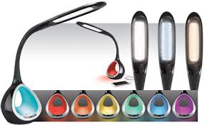 Color your world with the ottlite led desk lamp with color changing tunnel. The Ottlite Led Desk Lamp With Color Changing Tunnel The Base Has A Unique Color Tunnel That Glows Either In The Color Of Led Desk Lamp Desk Lamp Touch Lamp