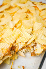 Preheat the oven to 350°. Cheeseburger Casserole With Potato Chips This Is Not Diet Food