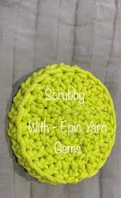 Kitchen Scrubby With Eyg Scrubbies Crochet Pattern Scrubby Yarn Crochet Patterns Crochet Scrubbies