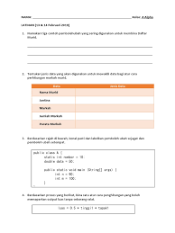 If you want to learn pembolehubah rawak in english, you will find the translation here, along with other. Latihan Sains Komputer Ting 4