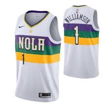 New Orleans Pelicans Zion Williamson 1 In 2020 New Orleans Pelicans Jersey New Orleans