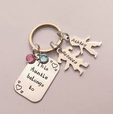 Auntie Birthday Gifts For Aunt From Niece Personalised Auntie Gift Personalized Auntie Keychain This Etsy Aunt Gifts Aunt Birthday Aunt Birthday Gift