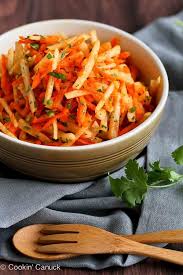 Calories in ginger lime fish tacos blue goose. Jicama Carrot Slaw Recipe With Honey Lime Dressing Cookin Canuck