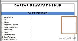 Contoh cv atau daftar riwayat hidup dalam format file word dan pdf yang bisa di download secara gratis. Contoh Daftar Riwayat Hidup Kepala Sekolah Dan Pengawas Format Doc Dapodik Co Id