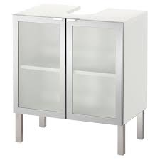 Lillangen Kast Voor Wastafel Met 2 Deuren Aluminium 60x38x66 Cm Ikea En 2020 Meuble Sous Lavabo Ikea Ikea Meuble Sous Lavabo