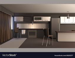 studio apartment kitchen design royalty