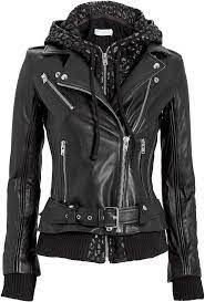 Harper Leopard Combo Leather Jacket Leather Jacket Jackets Cropped Flare Jeans