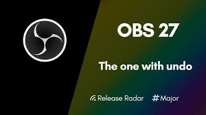 Obs can only capture video from one graphics card at a time. Obs Studio 27 The One With Undo Release Radar Youtube