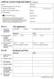 Printable Sample Divorce Template Form Divorce Forms Free Divorce Papers Divorce Application