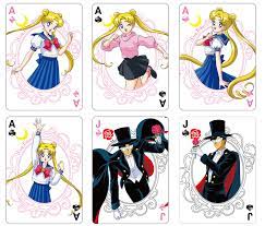 These tarot cards are so pretty! Sailor Moon Crystal 25th Anniversary Toei Official Licensed Tarot Cards Poker Playing Cards