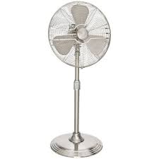 16in Retro Stnd Fan Sil Pedestal Fan Stand Fan Standing Fans