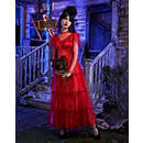 You get her id inside of a clear plastic holder with a metal clip. Adult Lydia Deetz Costume Beetlejuice Spirithalloween Com