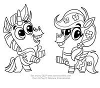 Download and print out this corn coloring page. Corn Peg Coloring Page