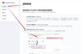 浏览器插件ChatGPT Sidebar - OpenIAPI 接口对接
