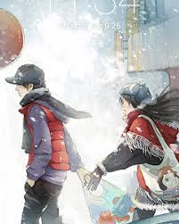 Digital, digital art, artwork, illustration, minimalism, simple. Cute Anime Couple Wallpaper Hd For Android Anime Wallpaper