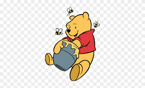 Before disney bought the rights, on the books of winnie the pooh, pooh was always shirtless, which disney made a shirt for him as his official signature. Pooh And The Honey Pot Free Transparent Png Clipart Images Download