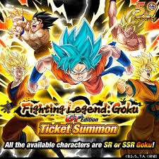 Medium chance of guarding all attacks; Dragon Ball Z Dokkan Battle On Twitter Fighting Legend Goku Gt Edition Ticket Summon Use The Summon Tickets Obtained Through Fighting Legend Goku Gt Edition To Recruit Sr Or Ssr Goku To