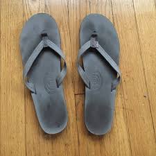 Gray Rainbow Sandals