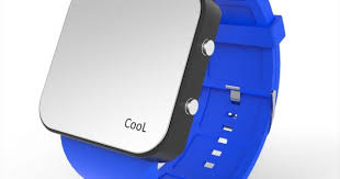Cool Watch Orjinal Siyah Led Kasa Mavi Kayis Unisex Kol Saati 2020 Mavi Siyah Led