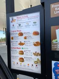 Menu At Chick Fil A Drive Thru Methuen Massachusetts