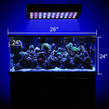 Dimmable 165w Full Spectrum Led Aquarium Light For Freshwater Reef Coral Lps Sps For Sale Online Ebay