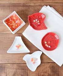 小皿 お祝い紅白豆皿 皿 和食 和食器