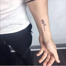 Flower Wrist Tattoo Wrist Tattoos For Guys Small Rose Tattoo Cool Small Tattoos