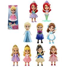2,5 pouces 3 pouces 3,5 pouces parfait pour les poches, les chemises de poupée, et plus encore! Mini Poupee Disney Princesses Figurines Joueclub