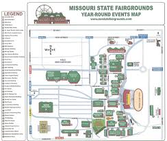 The illinois state fairgrounds is located in springfield, illinois. Missouri State Fairgrounds Map
