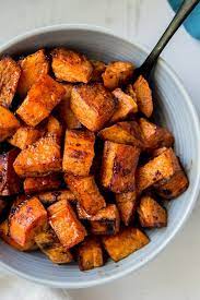 Honey Roasted Sweet Potatoes Yellowblissroad Com Recipe Grilled Sweet Potatoes Roasted Sweet Potatoes Sweet Potato Recipes