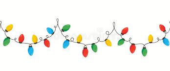 Hanging christmas lights lamp border or frame with purple yellow red colors. String Of Christmas Lights On White Stock Vector Illustration Of Bulb Element 81320143