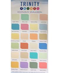 76 Experienced Trinity Paints Colour Chart