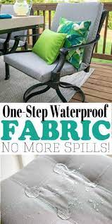 How To Waterproof Fabric Waterproof Outdoor Cushions Diy Outdoor Cushions Waterproof Cushions