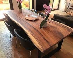 Sold Live Edge Dining Table Acacia Suar Table Live Edge Conference Tables Slab Table Dining Tables Live Edge Tables Sold In 2020 Live Edge Dining Table Dining Table Live Edge Dining Room