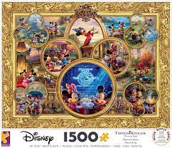Ceaco disney classics classic collage jigsaw puzzle, 1500 pieces $14.99. Amazon Com Ceaco Thomas Kinkade The Disney Collection Mickey S 90th Birthday Collage Jigsaw Puzzle 1500 Pieces Toys Games
