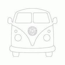 Vw Bus Silhouettte Cameo Und Pazzles Inspiration Files Ausmalbilder Nagelbilder Bastelideen