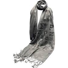 Pashmina Eye Chart Scarf Sigma Pharmaceuticals