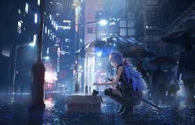 Art, anime, anime, art are the most prominent tags for this work posted on december 17th, 2020. 25 Anime Girl Rain Wallpaper Orochi Wallpaper