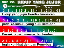 Setiap langkahku tempuh, kutoleh tuhanku. Kidungonline Com Nkb 130 Hidup Yang Jujur