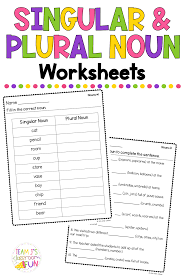 Singular And Plural Nouns Worksheets Nouns Worksheet Plurals Plural Nouns