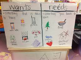 Wants And Needs Anchor Chart New Anchor Charts For A