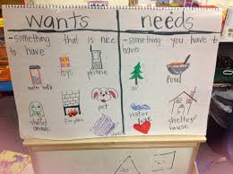 wants and needs anchor chart new anchor charts for a