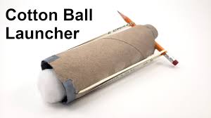 To hold the launcher itself, we designed a platform in form of an artillery cannon. Cotton Ball Launcher Fun Stem Activity Youtube