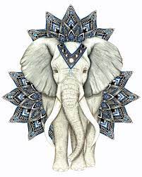 This Drawing Is An African Elephant With Zen Mandala Drawings Around It Elephant Tattoos Elephant Tattoo Design Elephant Tattoo