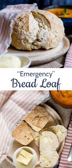 This 4 Ingredient No Yeast Bread Is Perfect If You Have A Bread Emergency And Need A Quick Loaf Of Brea Bread Recipes Homemade Yeast Free Breads No Yeast Bread