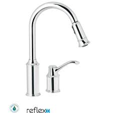 Sign up for our newsletter Moen 7590c Chrome Aberdeen Single Handle Pulldown Spray Kitchen Faucet With Reflex Technology Faucet Com